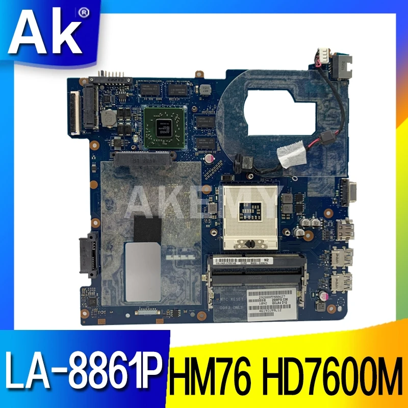 

LA-8861P BA59-03541A BA59-03397A Laptop Motherboard For Samsung NP350 NP350V5C 350V5X QCLA4 HM76 DDR3 HD7600M