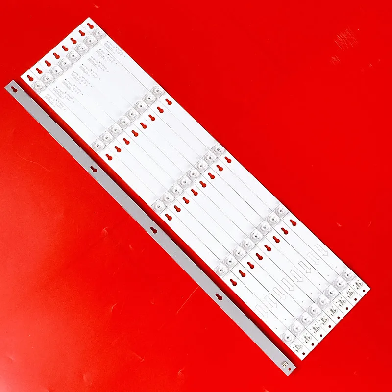 

9pcs/set LED backlight strip for 9pcs LED backlight strip for TOT TCL U60V6026 60D2900 4C-LB6005-HR01J LVU600LG0T5
