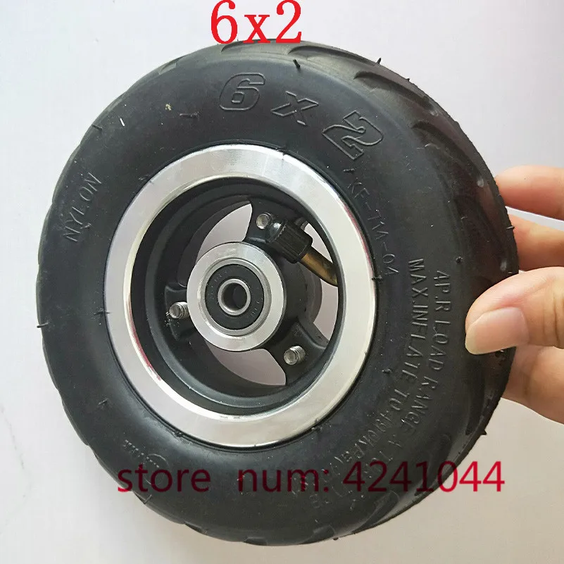 Колесо воздушное 6 х2 дюймов ступица из Сплава Шин 160 мм Электрический скутер с