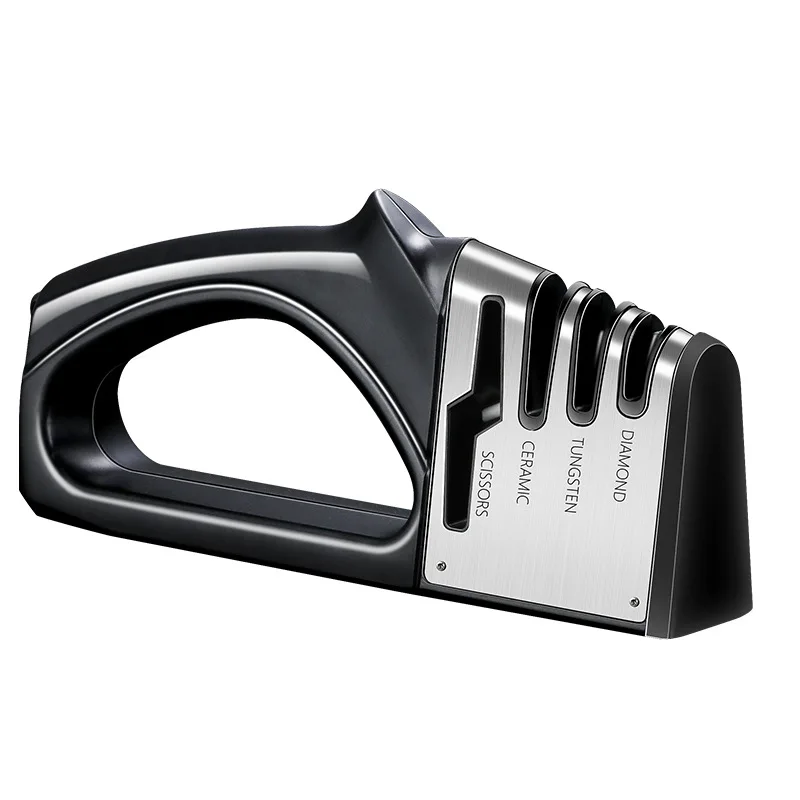 

4 in 1 Knife Sharpener Kitchen Knives Grinder Diamond Ceramic Stone Professional New 4 Stages Sharpener Tools For Scissors Knife