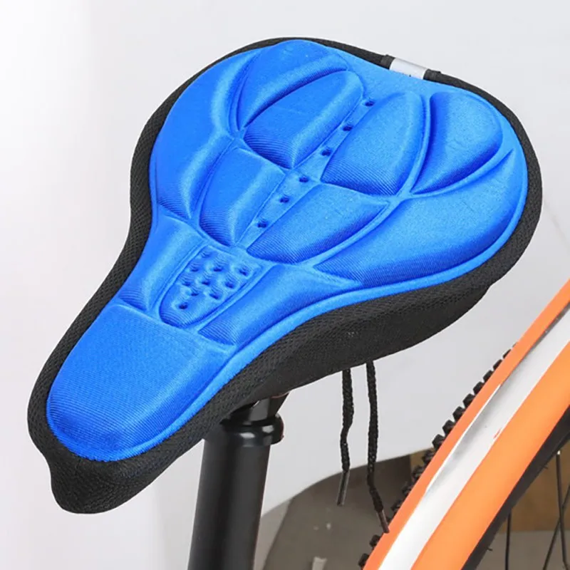 

Mountain Bike Saddle Breathable Cushion Cover Road Bike Thickened Soft Cycling Seat Mat 3D Sponge Polymer Bicycle Saddle Seat