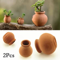 2pcs flower pots mini terracotta pot clay ceramic pottery planter flower pots succulent nursery pots for flower plants crafts