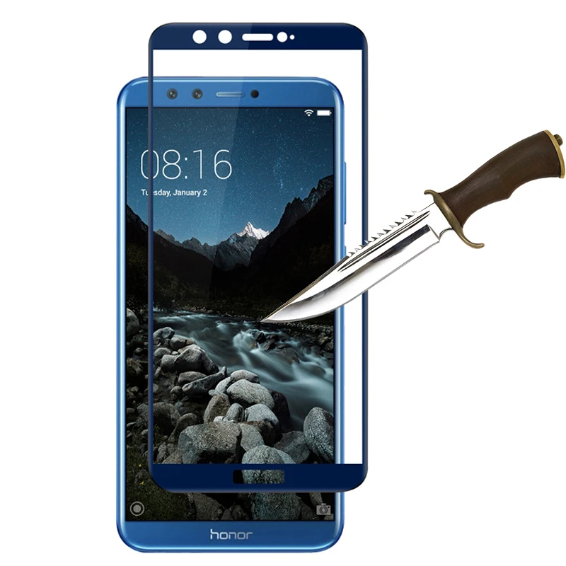 2 шт закаленное стекло на Honor 9 Lite Защитная пленка для huawei Honor10 9lite Honor9 стеклянная |