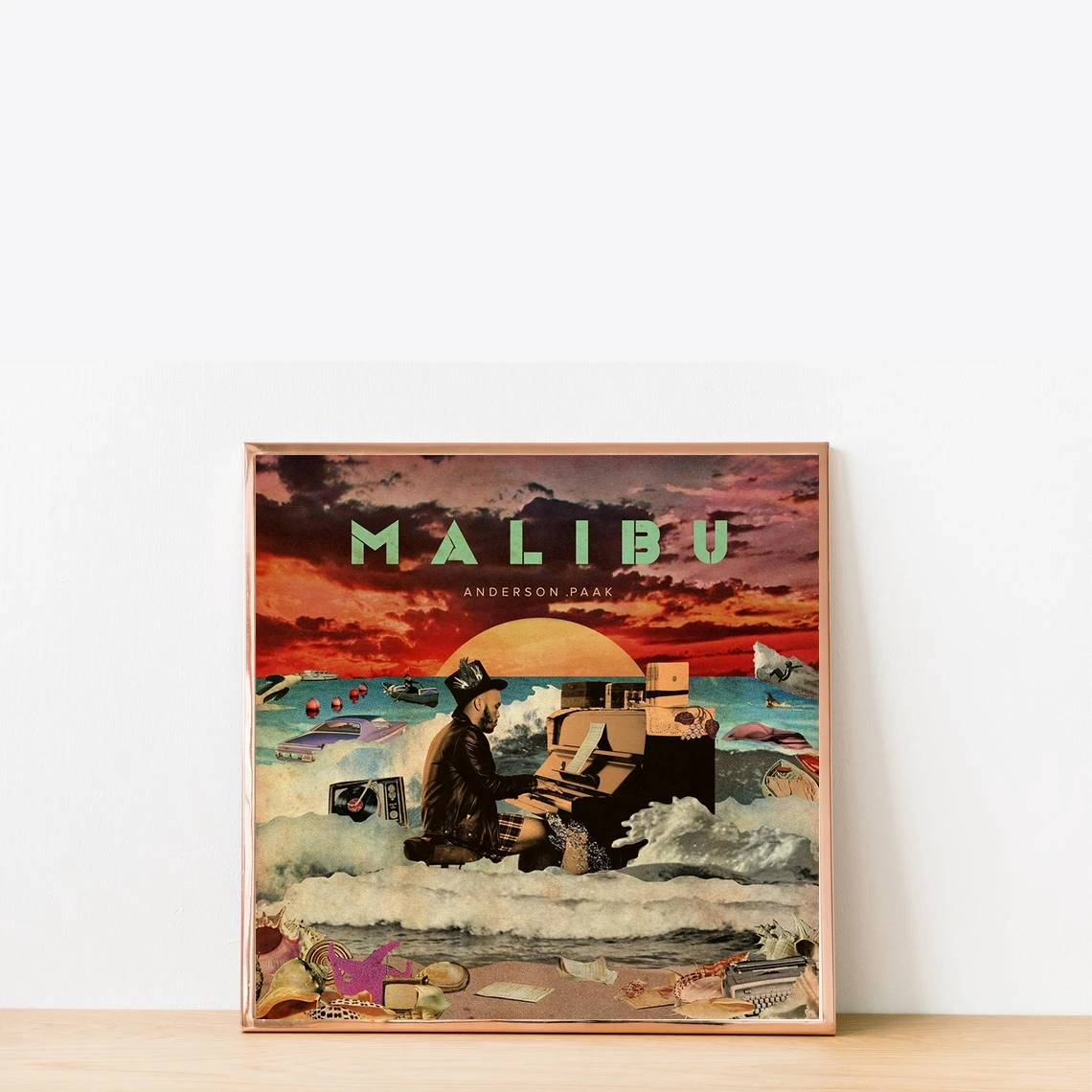 Обложка музыкального альбома Anderson Paak Malibu холст постер рэп-звезда поп-певец