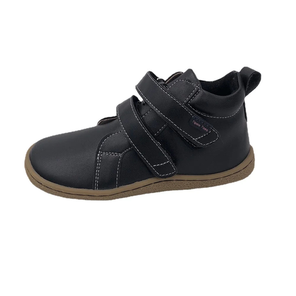 TipsieToes Top Brand Barefoot Genuine Leather Baby Toddler Girl Boy Kids Shoes For Fashion Spring Autumn Winter Ankle Boots | Детская