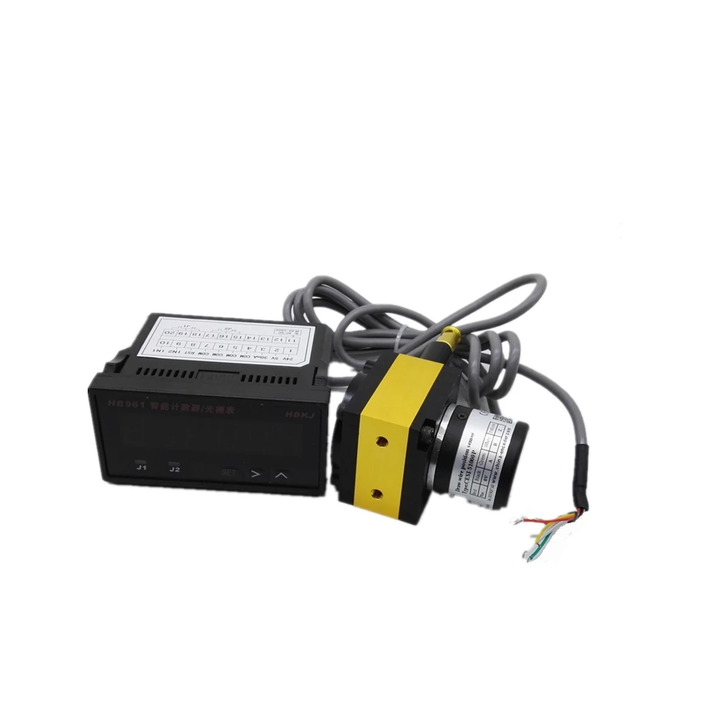 1 м ход рисовать пространственный проводный линейный Сенсор с 6 значный цифровой