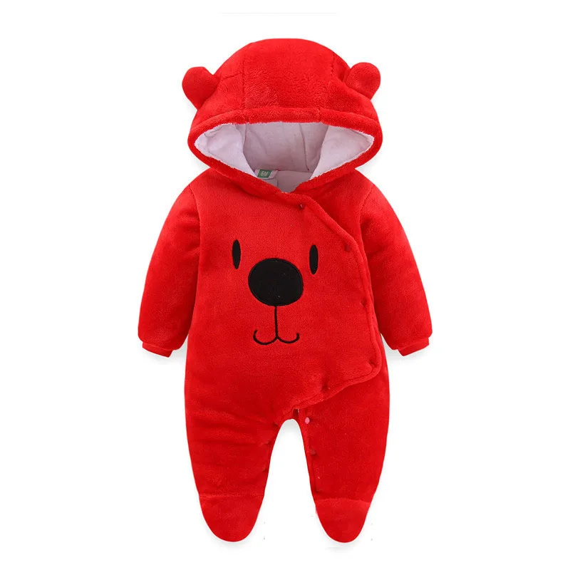 Детский комбинезон с мультяшным медведем милый для ползания Одежда