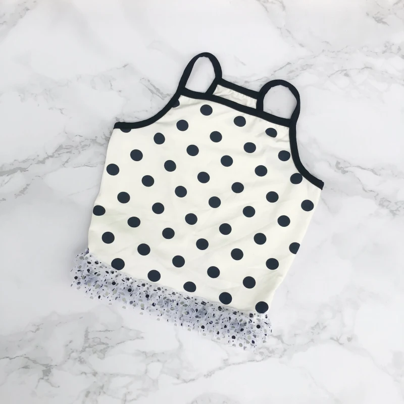 Платье для французского бульдога лето платья животных юбка пудель Бишон шнауцер