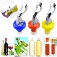 silicone wine stopper vacuum sealed plug wine bottle stopper kitchen tools wine bottle stopper wine pourer wine accessories