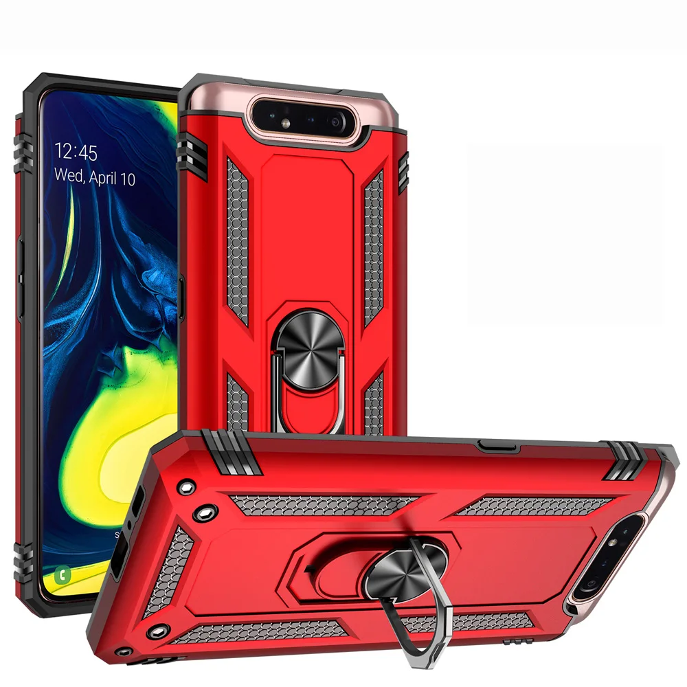 Для samsung Galaxy A20/A30/A40/A50/A70/A20e/A10e/A80 двухслойный чехол армейский бронированный