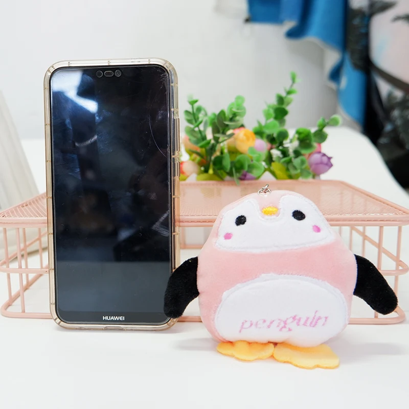 Плюшевый кулон в виде пингвина мягкая сумка кольцо плюшевое животное кукла