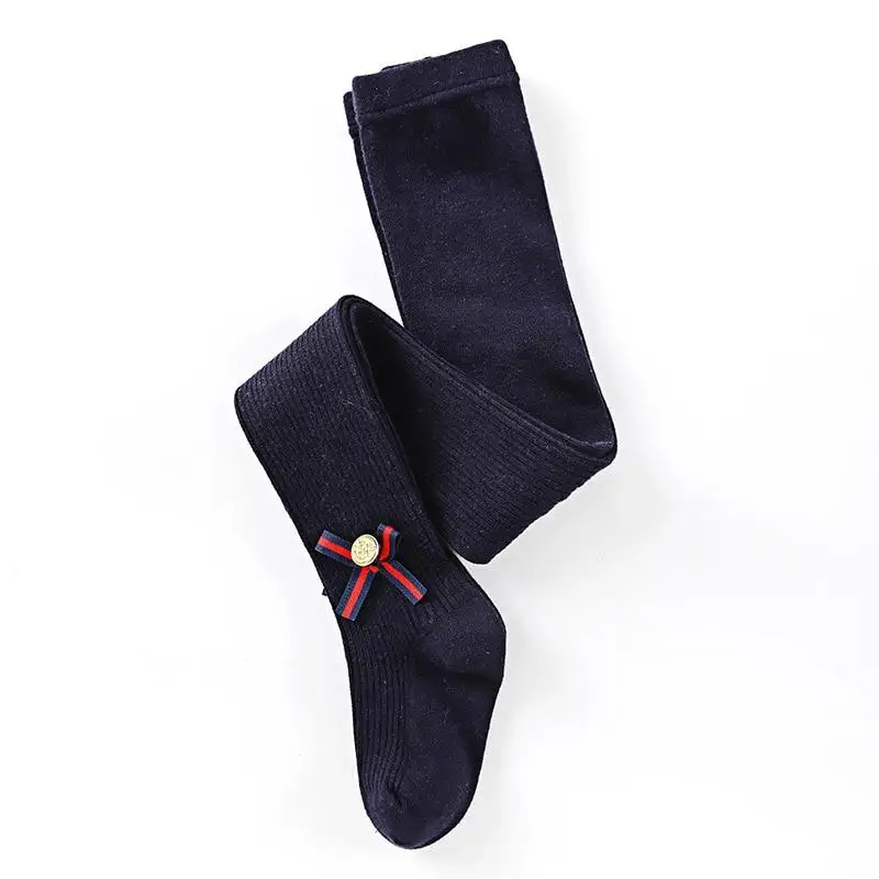

Girls Bow Stockings Spring Autumn Solid Toddler Kids Baby Girl Boy Cotton Warm Bow Tights Stockings Pantyhose Baby Girls Tights
