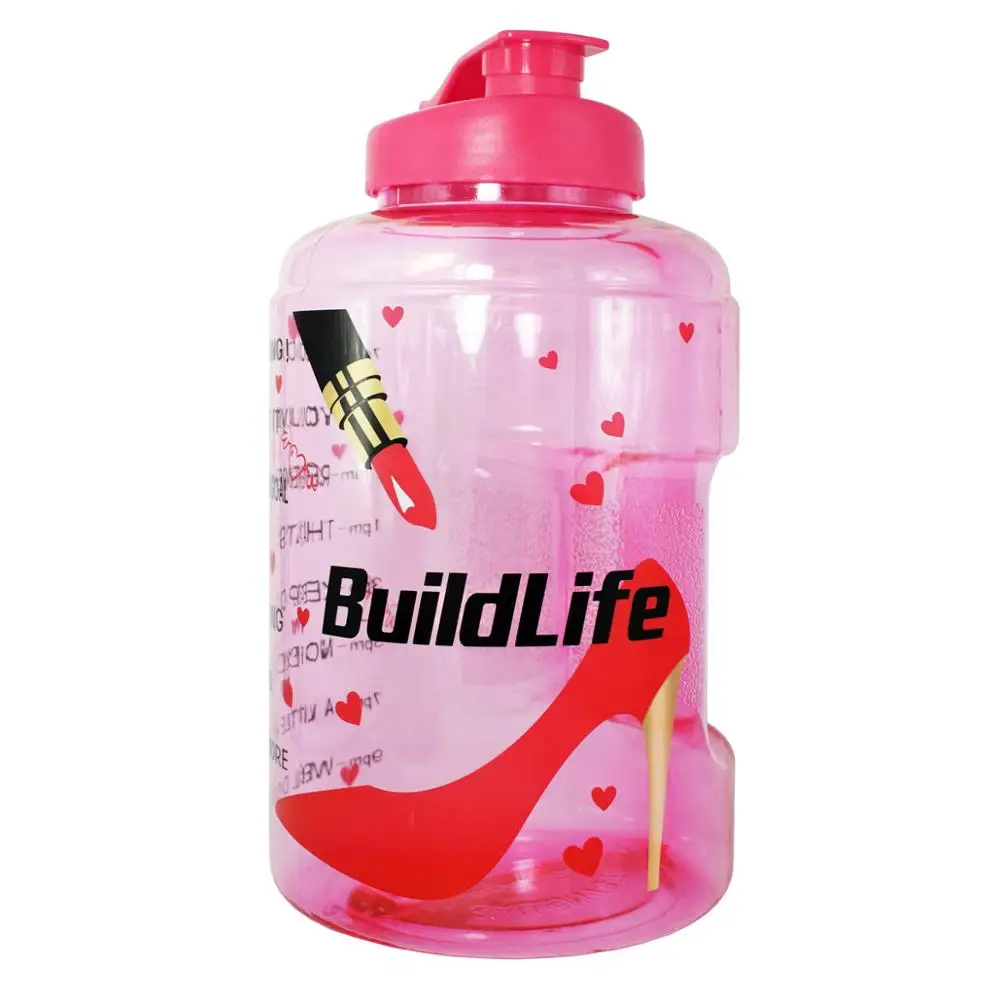 High Steel Buildlife 3.8L с широким горлышком 1 галлон бутылка для питьевой воды BPA бесплатно обучение большой емкости чайник для наружного кемпинга чайник кружка - Цвет: High Steel