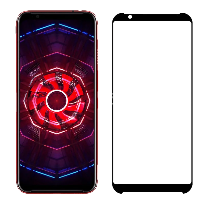 1 шт. закаленное стекло + Мягкий силиконовый чехол-накладка для Nubia Red Magic 3S