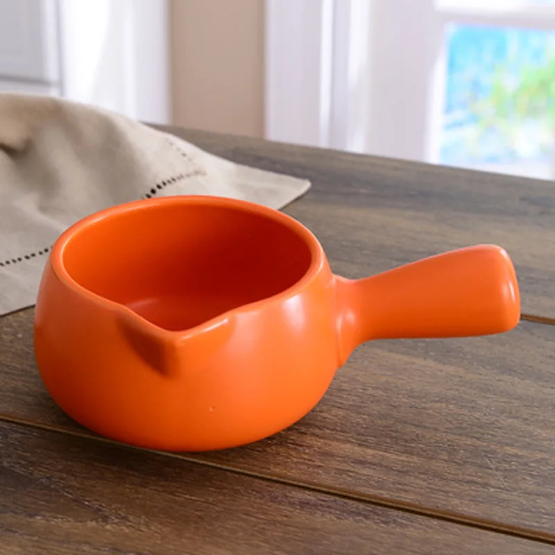 Керамическая кастрюля для приготовления пищи 700 мл мини керамическая посуда