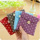 Водонепроницаемая сумка для хранения тампонов, милые санитарные Чехлы, портативный органайзер для косметики, помады, ключей, наушников, кабелей