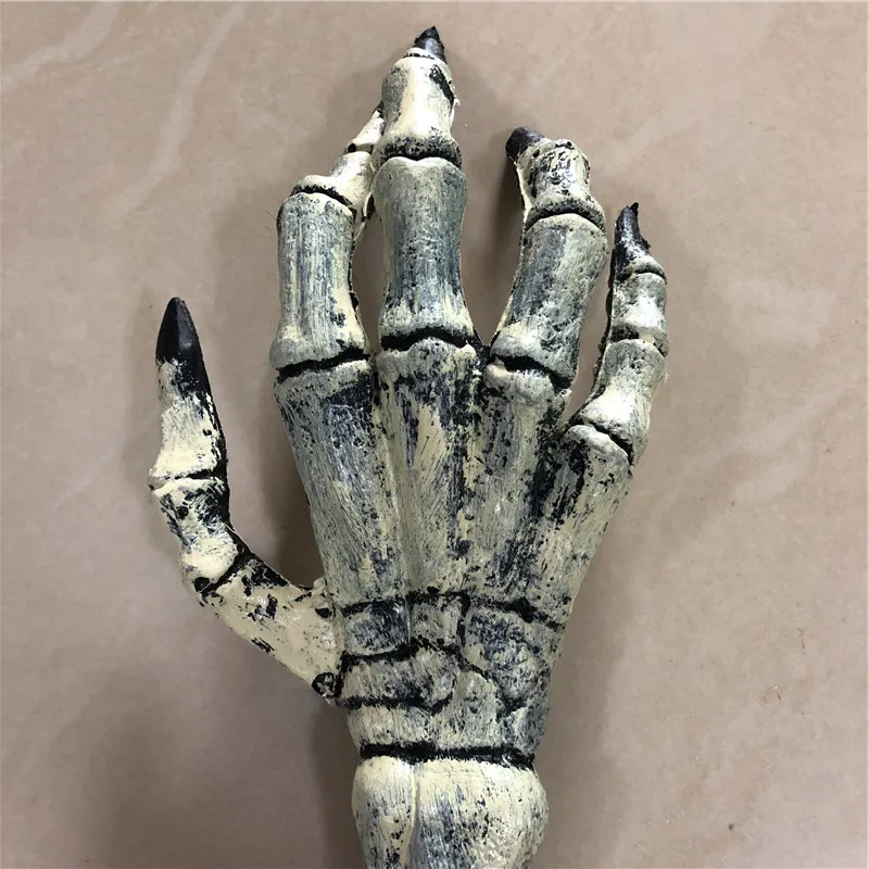 Реквизит для косплея на Хэллоуин страшный скелет захват оружие из искусственной