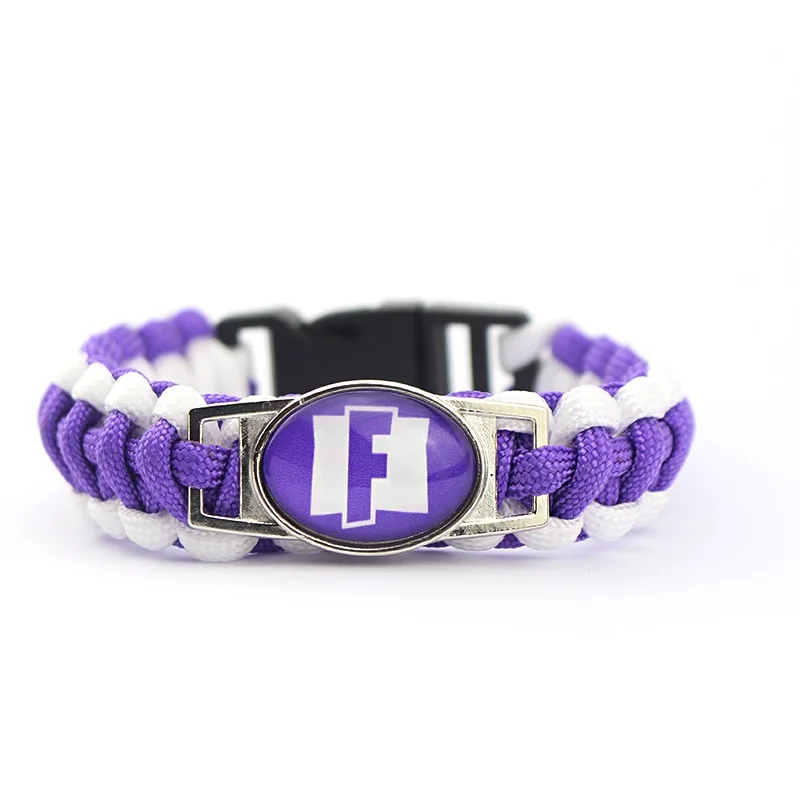 Черная Радуга Six Siege FPS Косплей bBracelet ручной вязки готический панк кулон браслет унисекс модные ювелирные изделия Bijoux - Окраска металла: 2