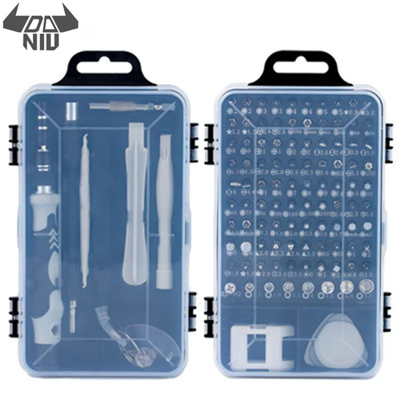 

DANIU 130 in 1 Multifunction Precision Screwdriver Set Tool Portable Watches Phone Repair Tools DIY Screwdriver Kits