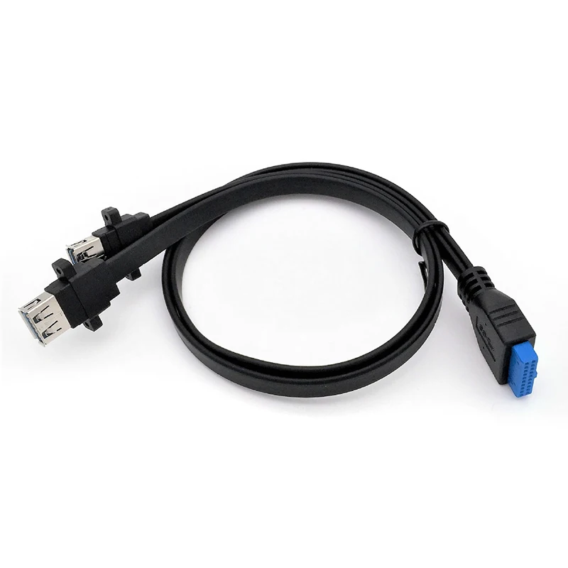 Двойные порты USB 3 0 мама монтажная панель для материнской платы 20 контактный