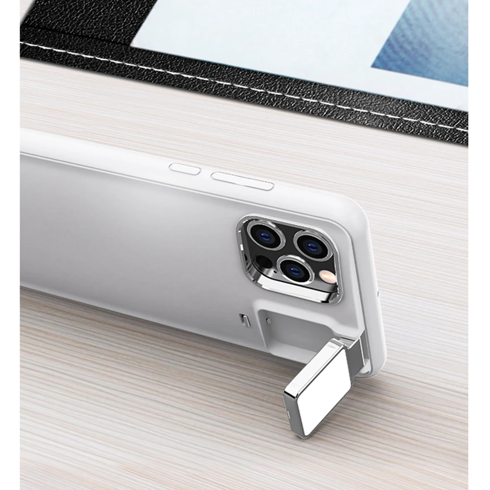 portable selfie light phone case for iphone 12 11 pro max 12 case with led camera fill light up women luxury accessories photos free global shipping