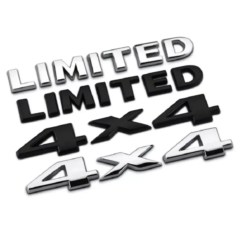 Металлические автомобильные 3D наклейки 4x4 ограниченный хвост эмблема значок