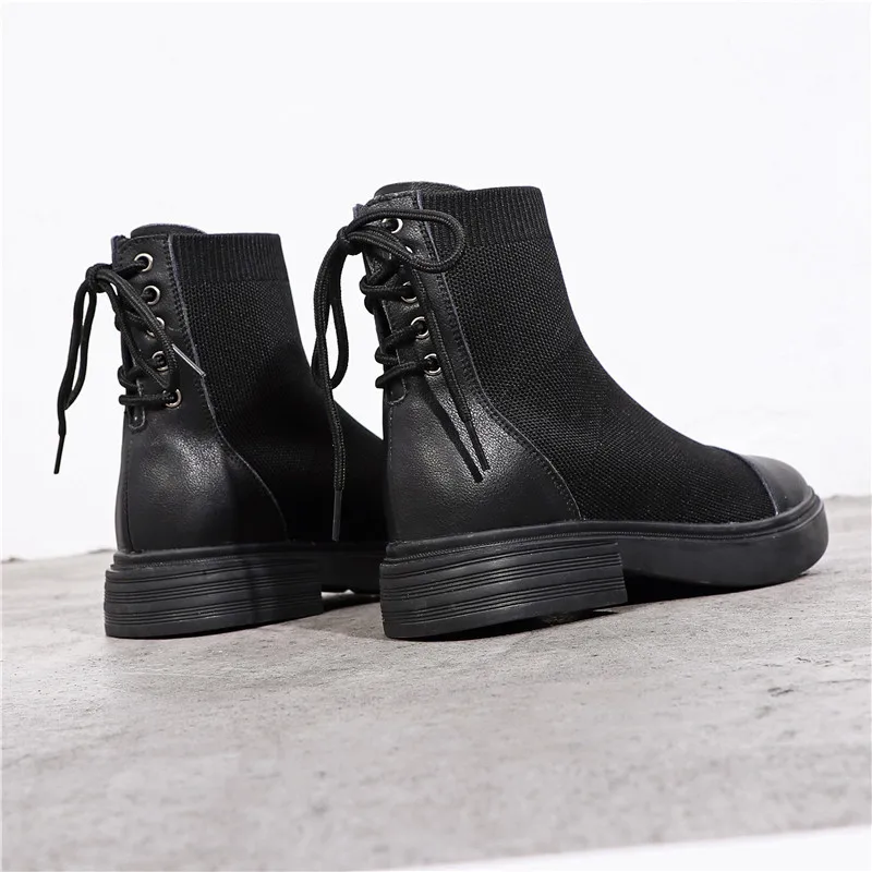 Женские ботинки для отдыха винтажные ботильоны с острым носком и сеточкой