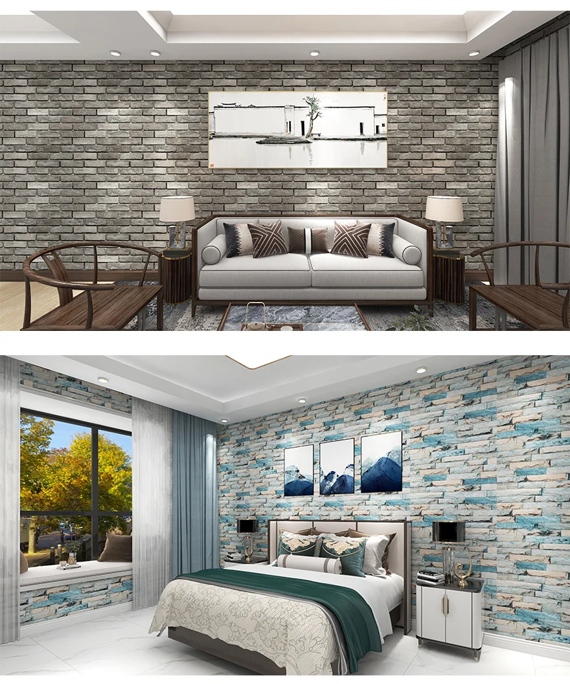 self adhesive wallpaper home decoration 3d wall sticker self adhesive panel bedroom living room bathroom kitchen diy wallpaper free global shipping