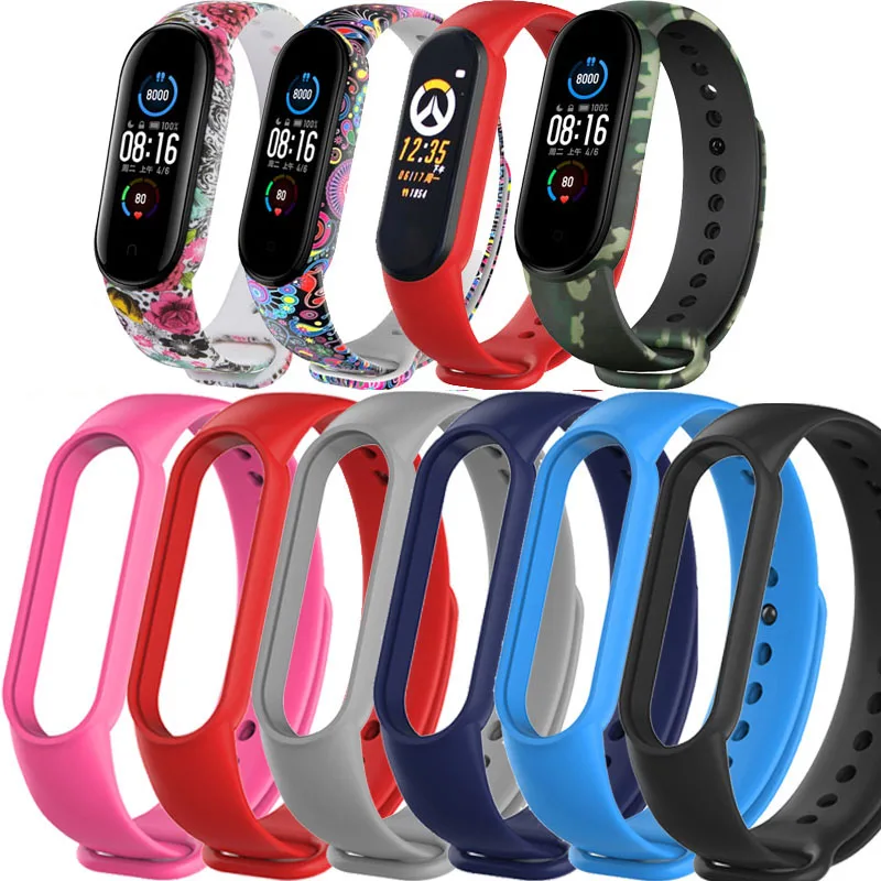 

Silicone Bracelet For Xiaomi Mi Band 5 6 4 3 Smart Wrist Strap Miband 6 5 4 3 Wristband Miband6 Miband5 Miband4 Miband3