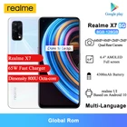 Realme X7 5G смартфон 8 ГБ 128 6,4 дюймов 2400x1080 FHD + безрамочный экран с Dimensity 800U Восьмиядерный 64MP сзади Камера 4300 мАч, мобильный телефон