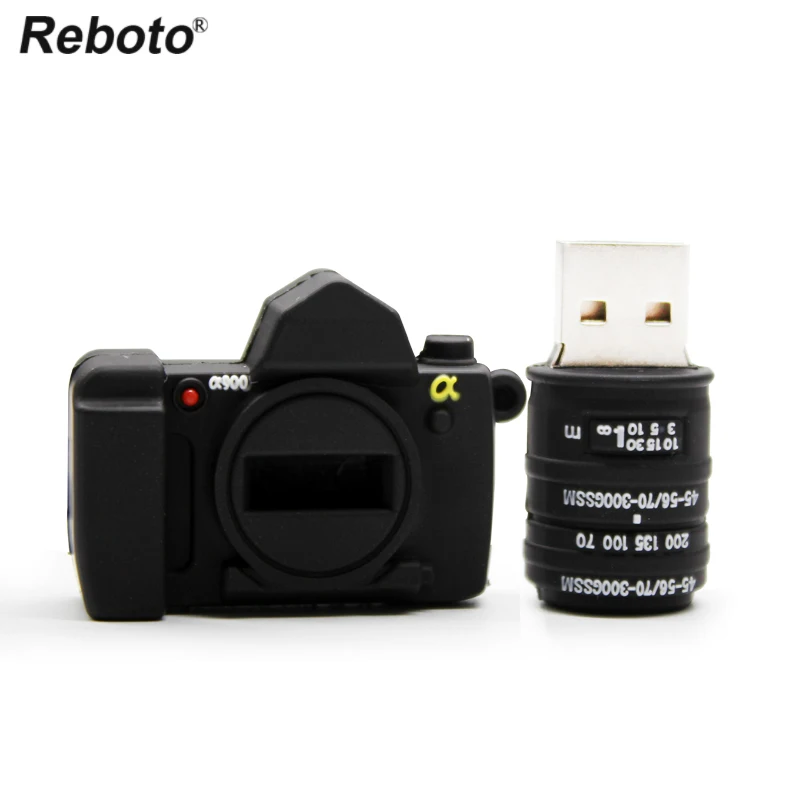 

USB 2.0 Reboto Cartoon Camera USB Flash Drive High Speed 64GB Memory Stick 32GB 16GB Pendrive 8GB 4GB Mini U Disk
