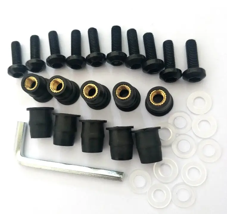 Набор болтов для крепления ветрового стекла мотоцикла 5 мм | Автомобили и