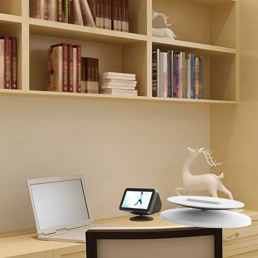 

Aluminum Stand Mount Anti-Slip Base Bracket for Amazon Echo Show 5 full 360 degree rotatable bracket Speaker Holder