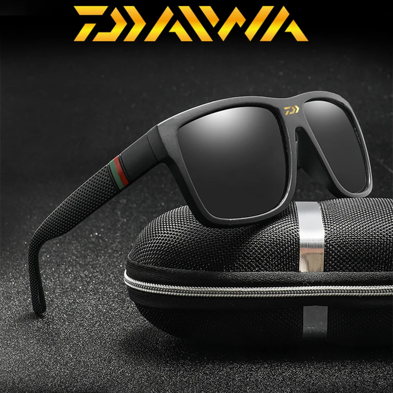 

Daiwa Polaroid Fishing Sunglasses Unisex Square Vintage Sun Glasses Sunglases Polarized Sunglasses Oculos Feminino for Fishing