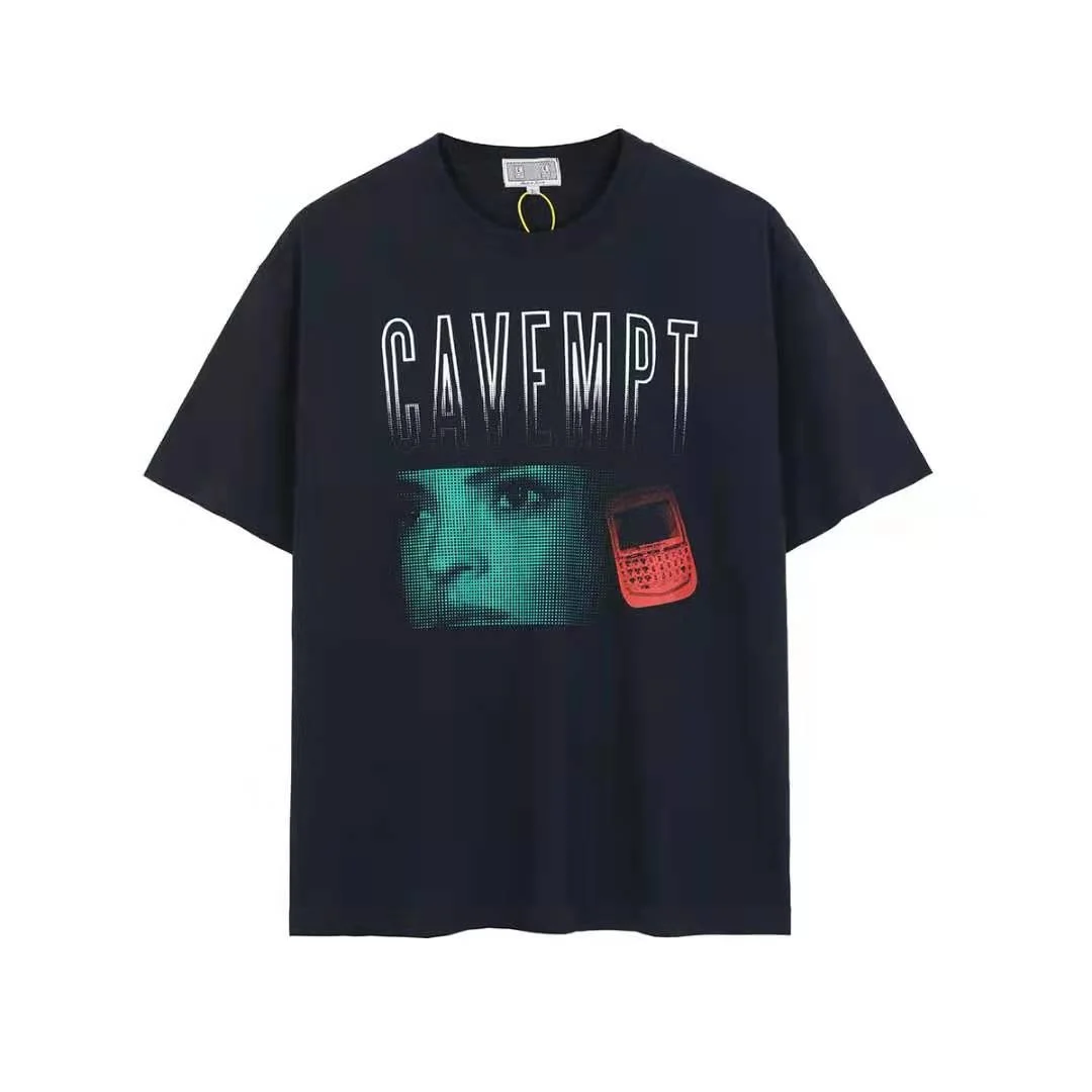 

Мужская футболка с рисунком лица, большие размеры