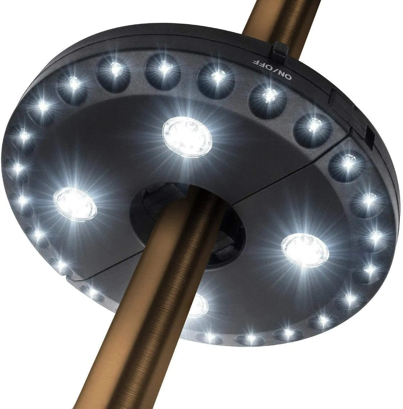 

Patio Umbrella Light 3 Brightness Modes Cordless 28 LED Lights ,Umbrella Pole Light for Patio Umbrellas,Camping Tents or Indoor
