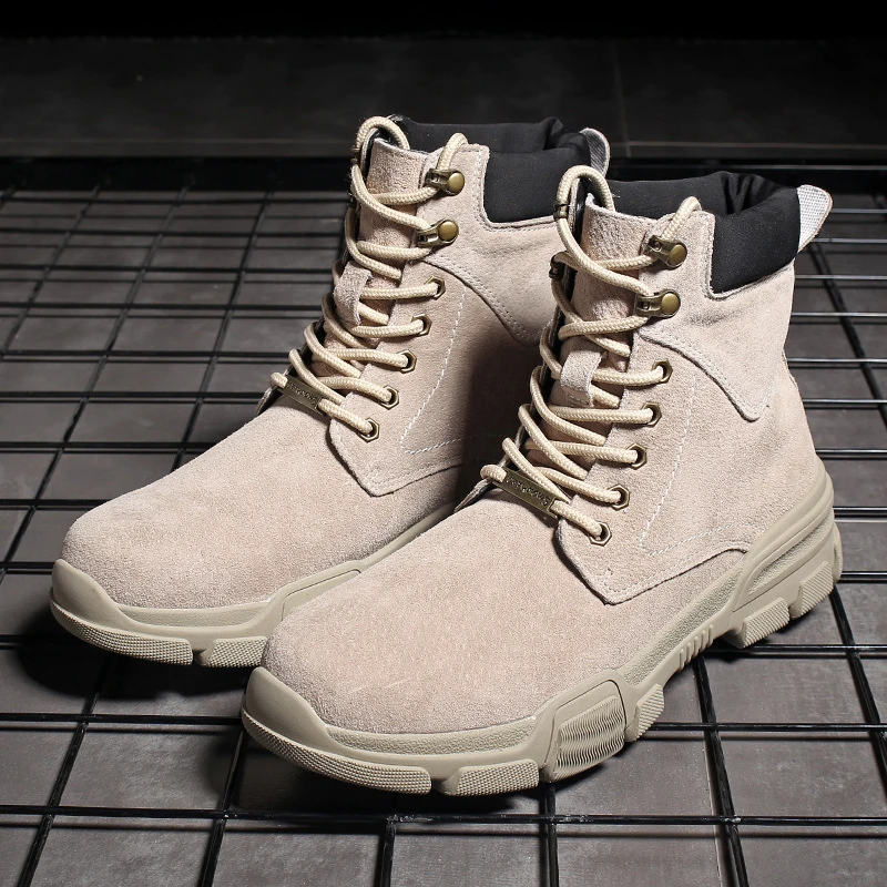 Ботинки мужские тактические водонепроницаемые с вельветовой подкладкой