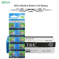 200pcs20card ag13 lr44 357a s76e g13 button coin cell battery batteries 1 55v alkaline 22