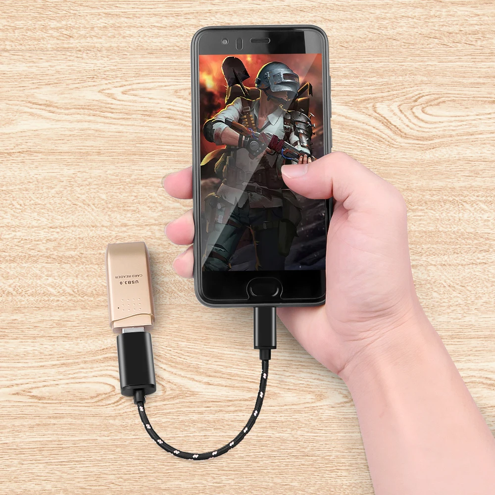 Мини USB адаптер OTG Тип C к кабель папа 2 0 Женский для передачи данных конвертер Macbook
