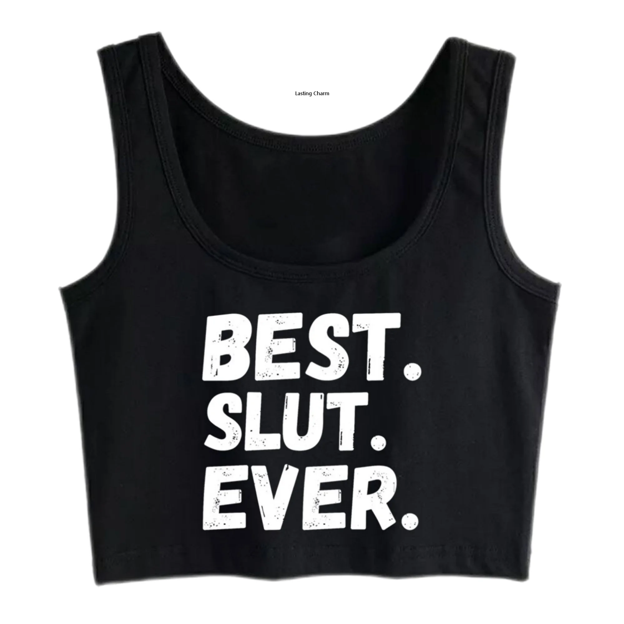 Долговечный очаровательный лучший укороченный топ с надписью Humor на заказ |