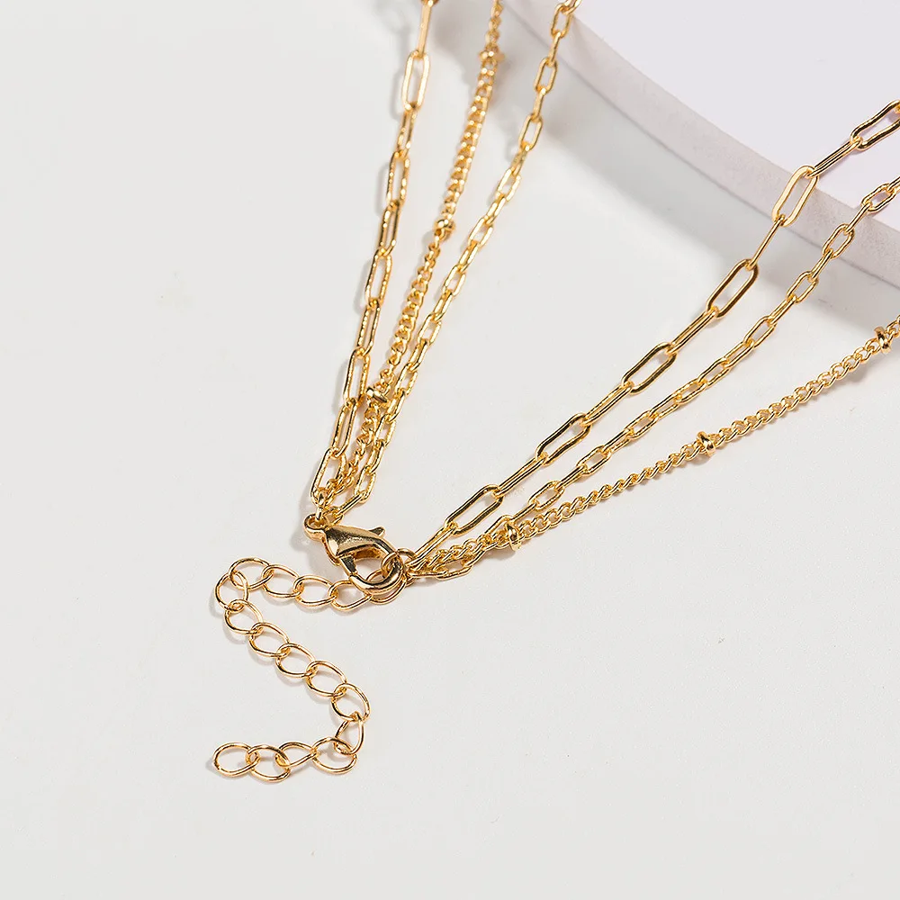 

Chic Initial A-Z Alphabet Letter Pendant Necklace Fashion Multi Layer Green Natural Stone For Women Wedding Jewelry Gift