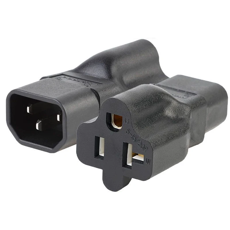 Новинка розетка IEC320 male C13 C14 к розетке US PDU UPS ПИТАНИЯ Nema 5-15R 6-15R разъему C20