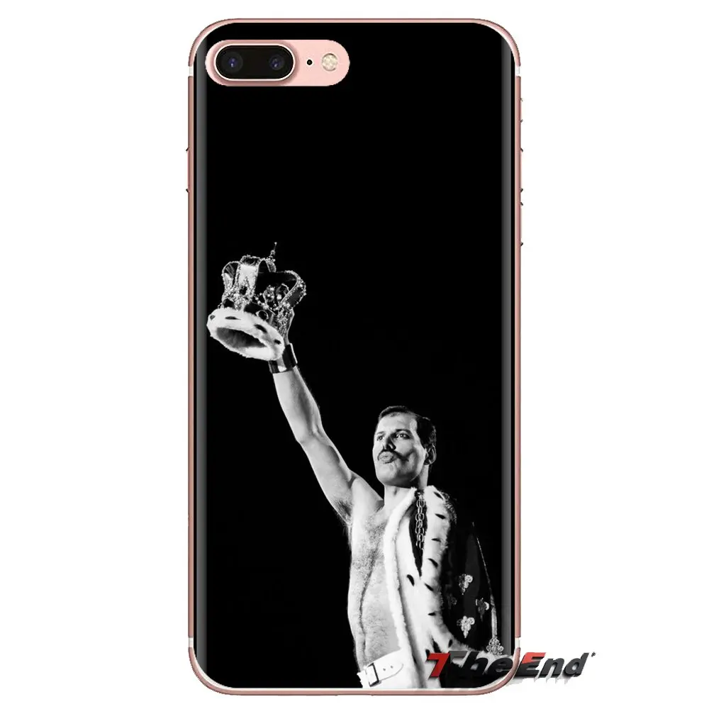 Фредди Меркури Queen мягкий прозрачный просвечивающийся чехол Чехлы для