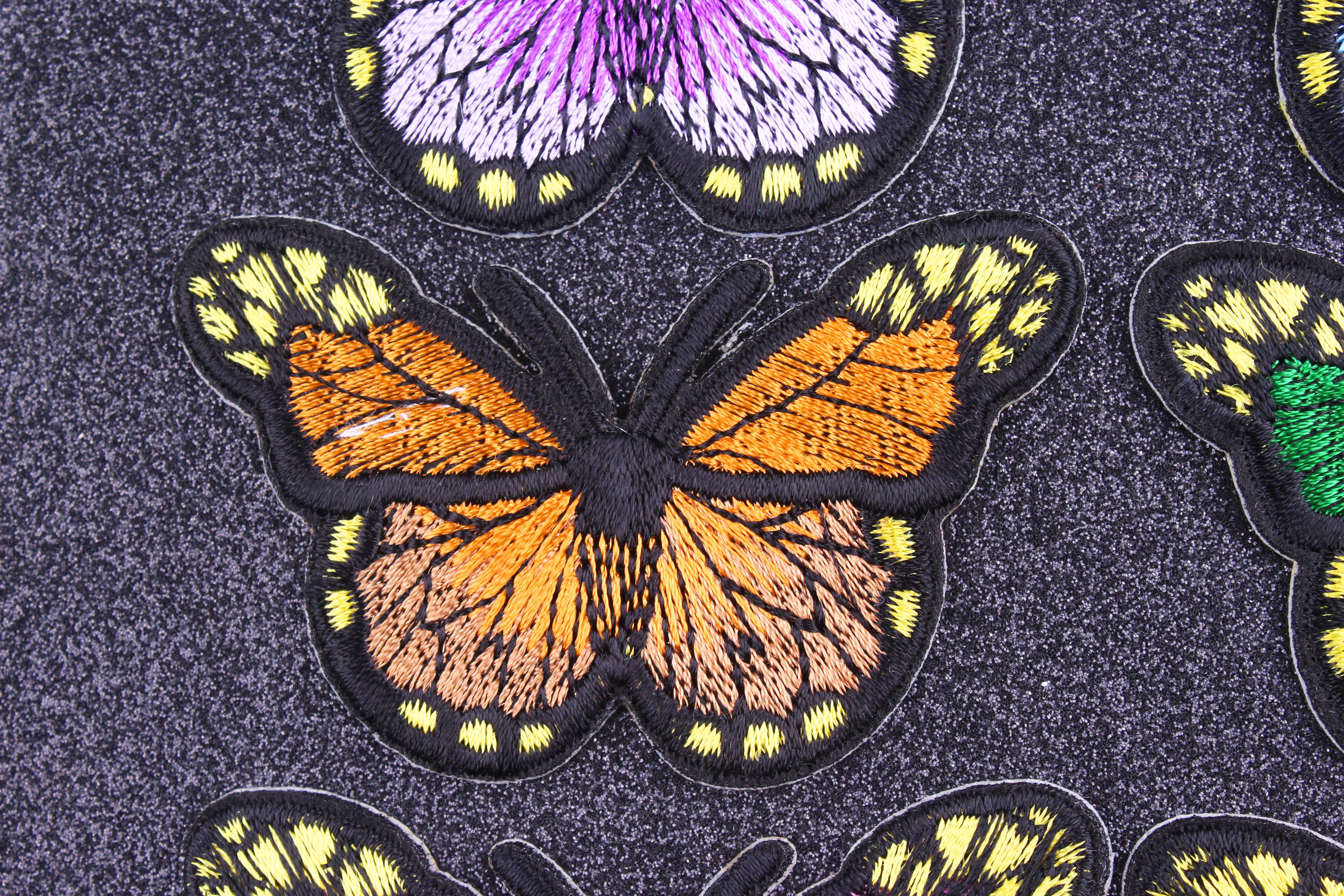 Нашивки с бабочками качественные художественные наклейки для девочек милые