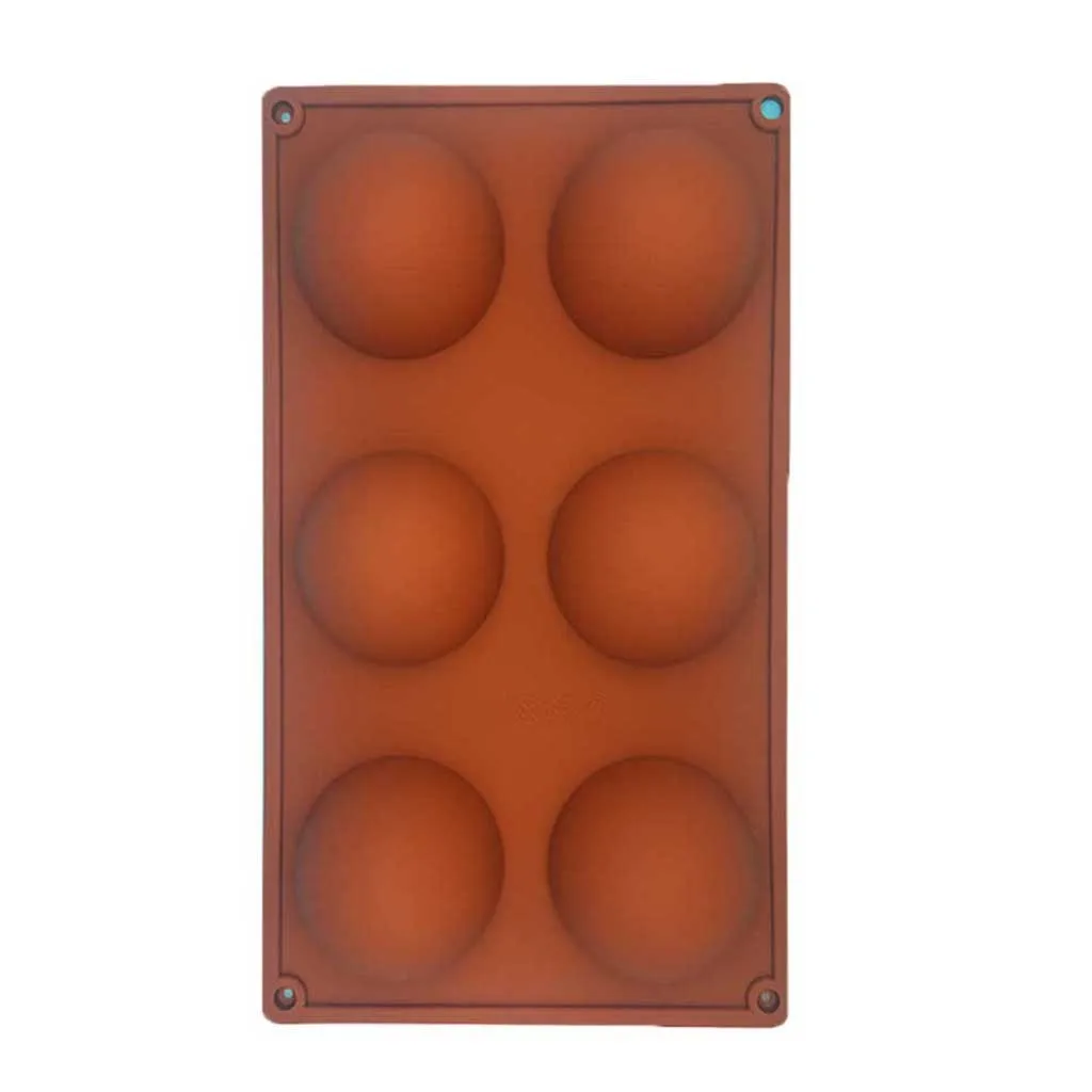 

3pc Half Ball Sphere Silicone Cake Mold Muffin Chocolate Cookie Baking Mould Pan Kitchen Accessories