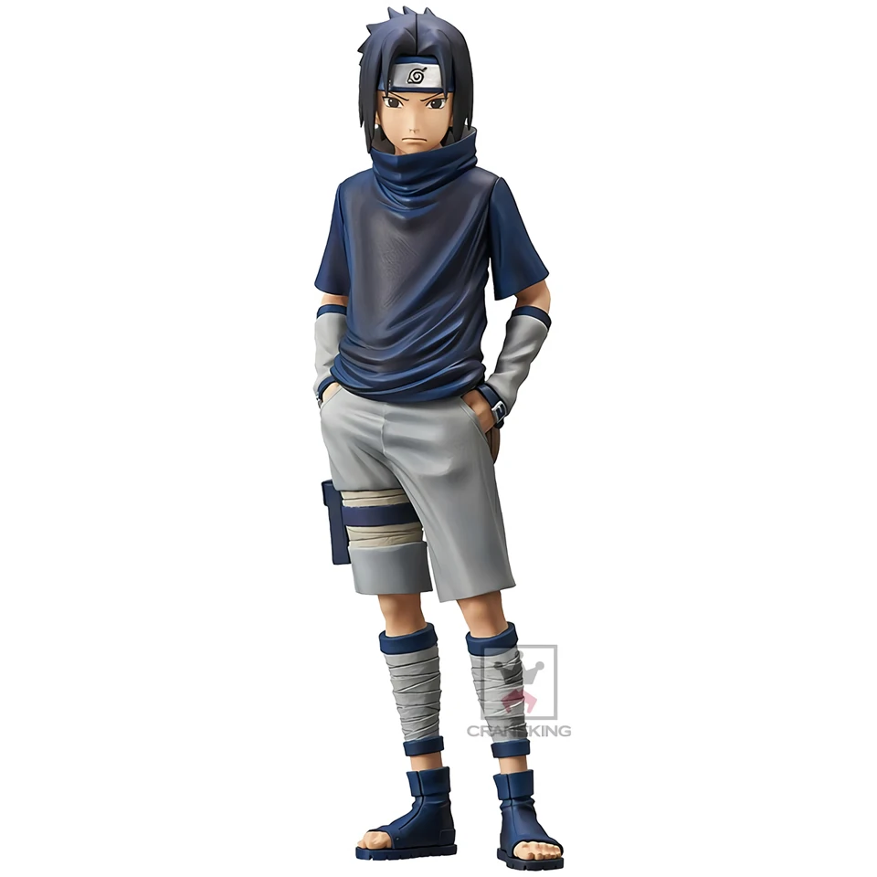24cm Child Sasuke Tronzo, оригинальная Banpresto, Grandista Shinobi Relations Naruto, Shippuden, SASUKE kacashi Boruto Naruto, ПВХ фигурка, модель игрушки - Цвет: 24cm Child Sasuke