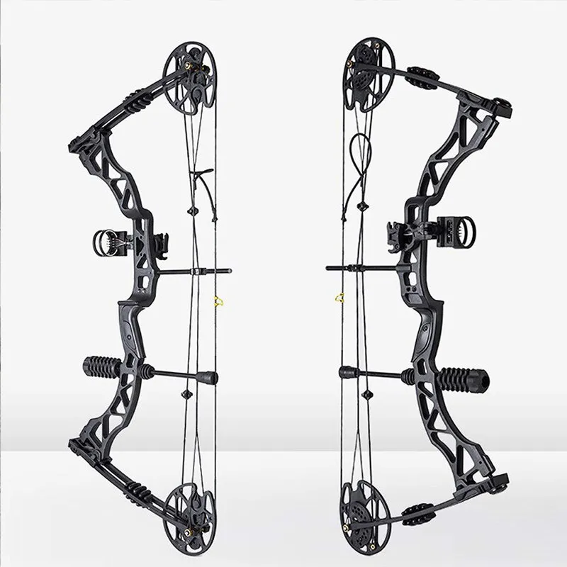 

30 Inch Archery Composite Bow 30-70 Lbs 330fps Hunting Fishing Pulley Bow Set 500 Ridge Outdoor Hunting Shooting Sports Bow And