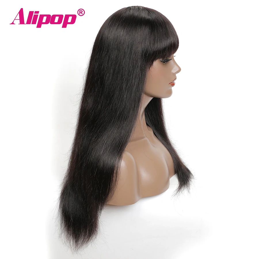 ALIPOP бразильская кружевная Фронтальная застежка с детскими волосами Remy прямые