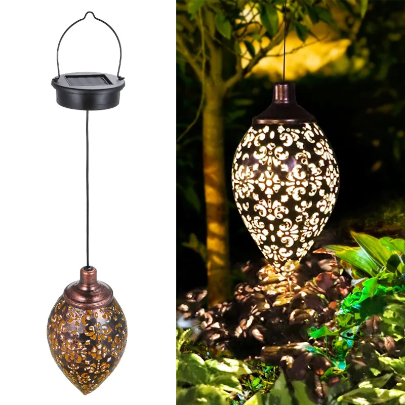 Solar Light LED Lantern Garland Waterproof Hanging Outdoor Fairy Lights Powered Lamp Pendant Lighting Decoration | Освещение