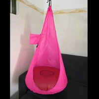 kids hanging pod swing chair with inflator air cushion hanging hammock indoor and outdoor fun for reading relaxation